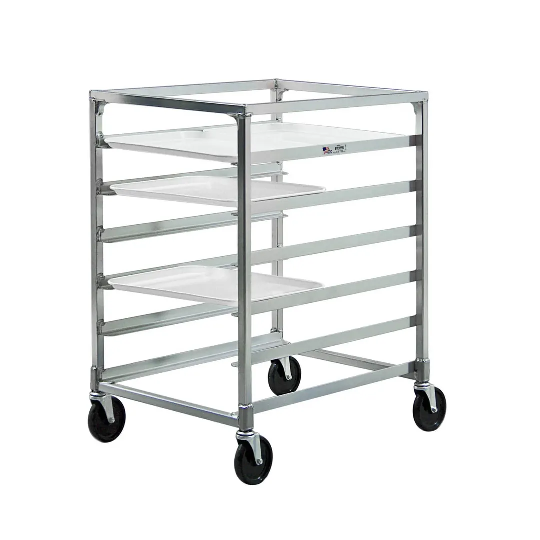New Age NS834A 12 Tray Side Load Aluminum Tray Rack for 15" x 20" Trays