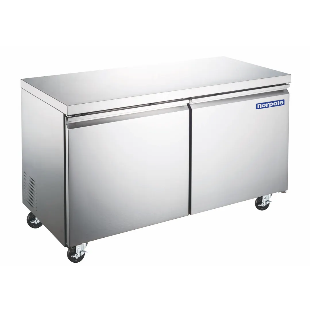 Norpole NP2R-36UC 36" 2-Door Undercounter Refrigerator, Stainless Steel, 9 cu. ft.