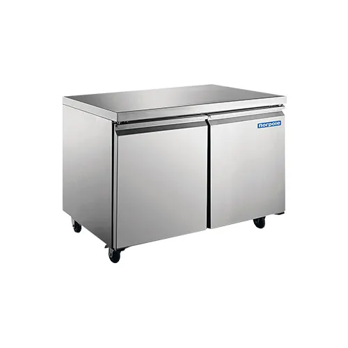 Norpole NP2R-48UC 48" 2-Door Undercounter Refrigerator, Stainless Steel, 12 cu. ft.