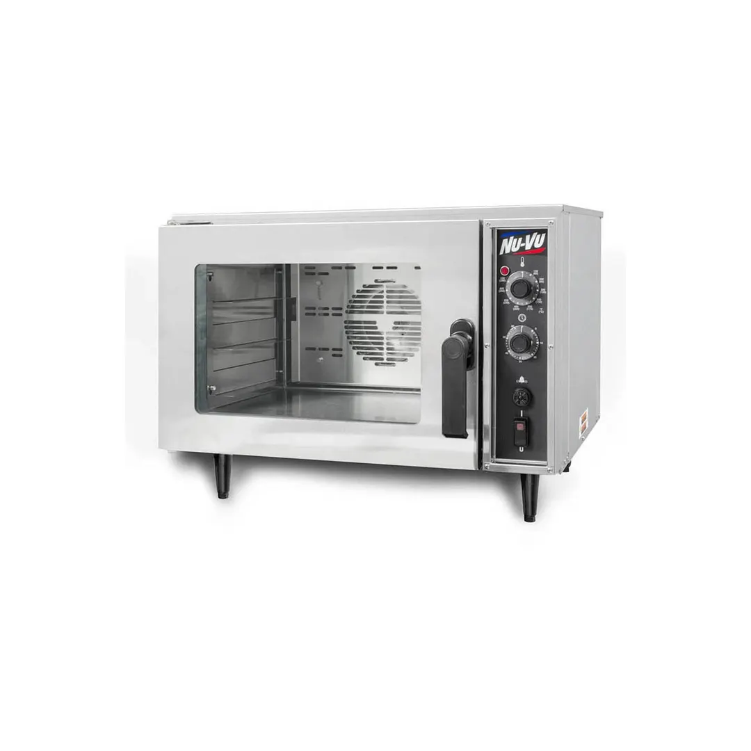 NU-VU NCO3 Single-Deck Half-Size Electric Convection Oven w/ Electromechanical Controls
