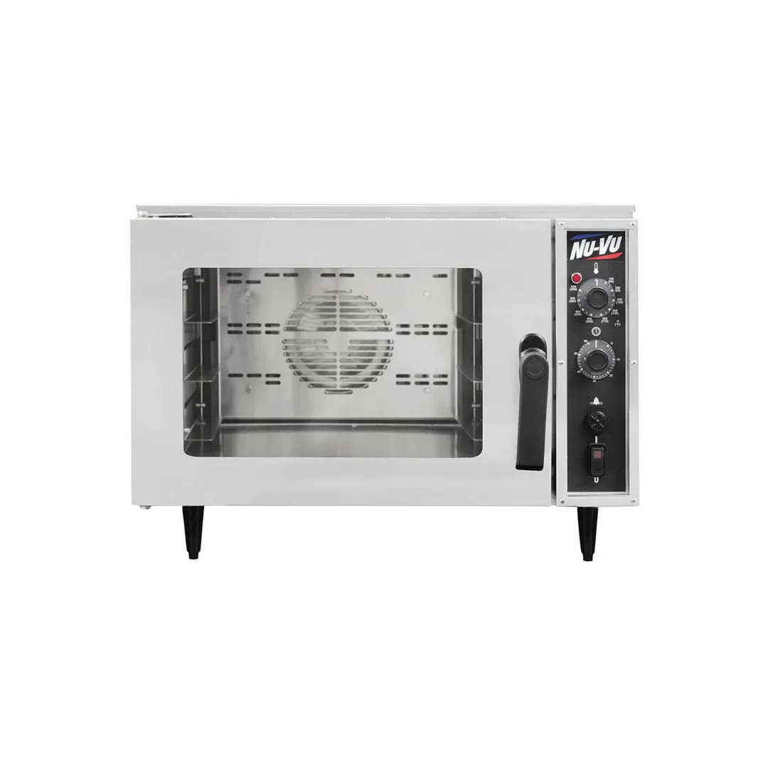 NU-VU NCO3 Single-Deck Half-Size Electric Convection Oven w/ Electromechanical Controls