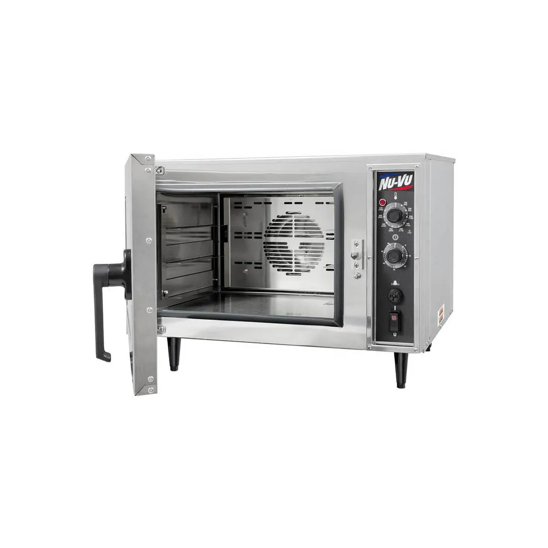 NU-VU NCO3 Single-Deck Half-Size Electric Convection Oven w/ Electromechanical Controls