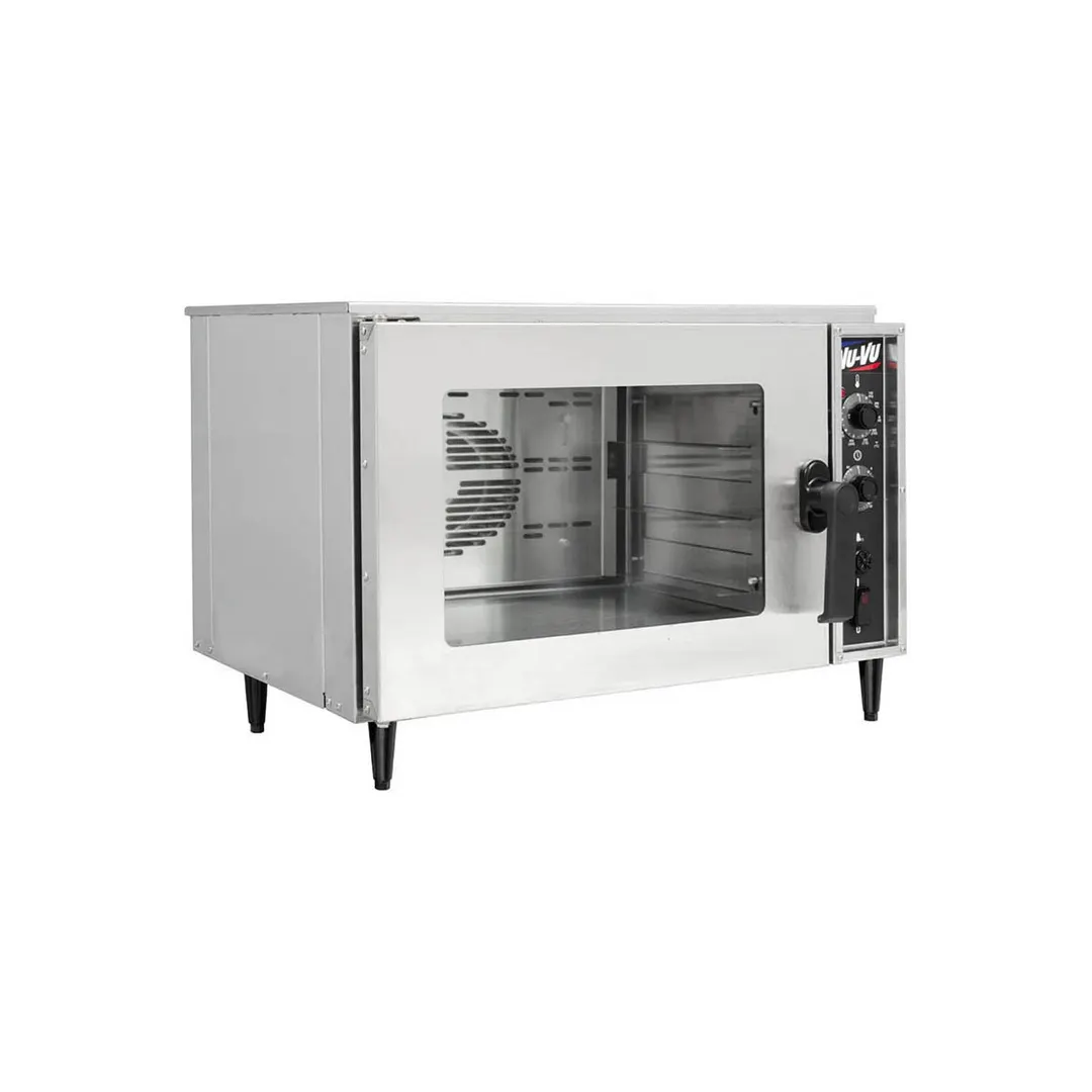 NU-VU NCO3 Single-Deck Half-Size Electric Convection Oven w/ Electromechanical Controls
