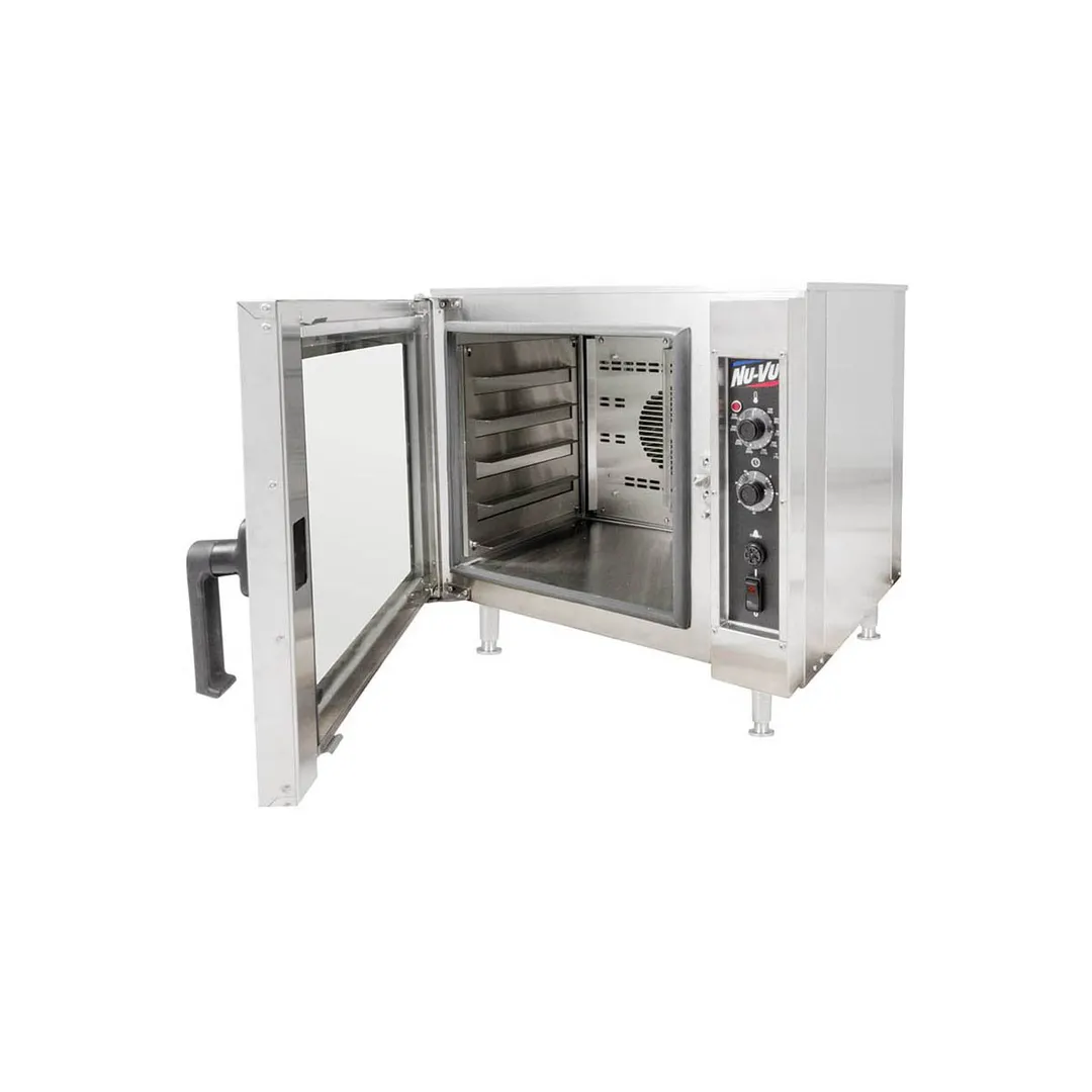 NU-VU NCO5 Single-Deck Half-Size Electric Convection Oven w/ Electromechanical Controls