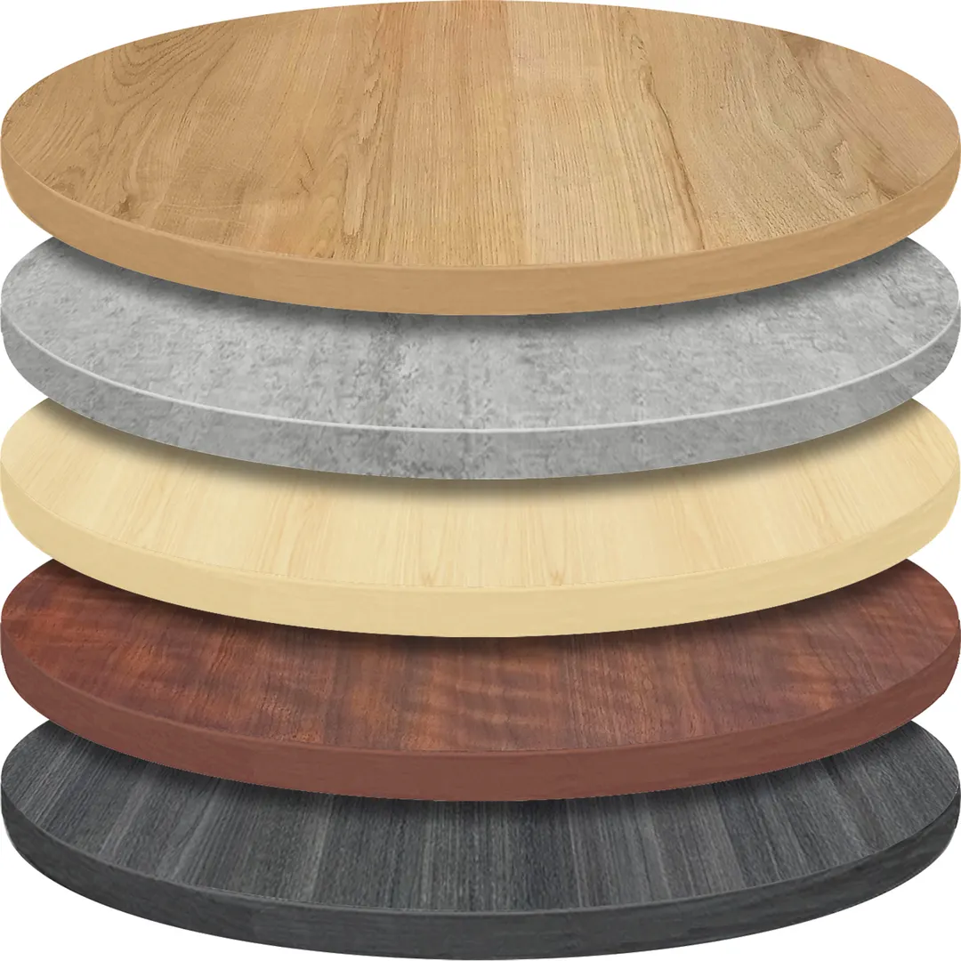 Oak Street 3MM60RND 60" Round Laminate Table Top, 1-1/4" Thick, PVC Edge