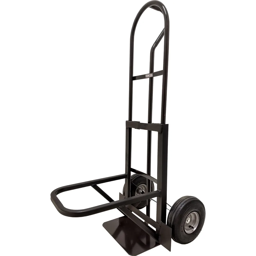 Oak Street HD2082 Black Steel Chair Dolly, 20"W x 13.5"D x 52"H, 15 Stacking Chair Capacity
