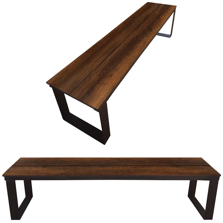 Oak Street JUB1672-BENCH Jubilee 72in Outdoor Picnic Bench, 16x72 COMPCOR Seat, 14 Gauge Steel Tubing
