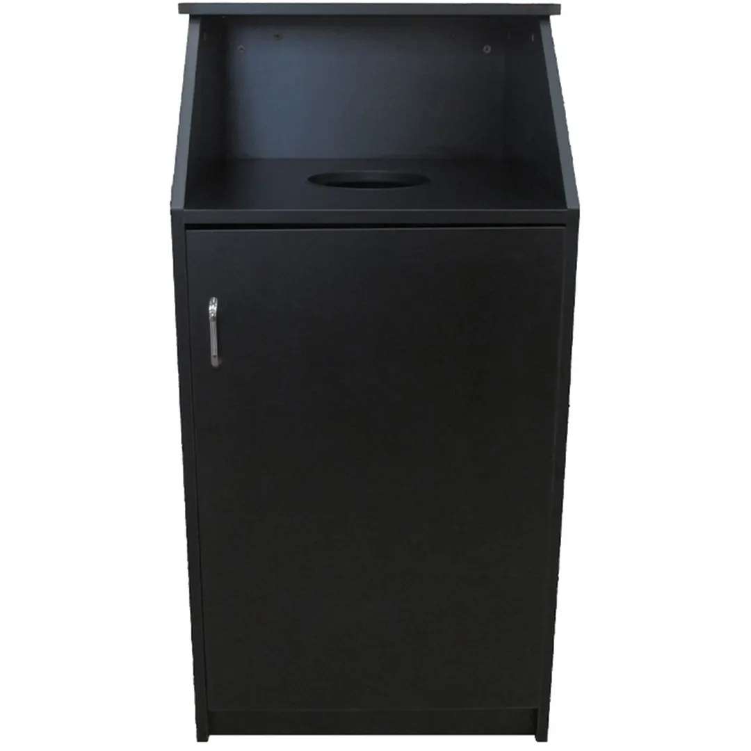 Oak Street M8510 Waste Receptacle, 8" Dia. Round Opening, 20" Wide Interior