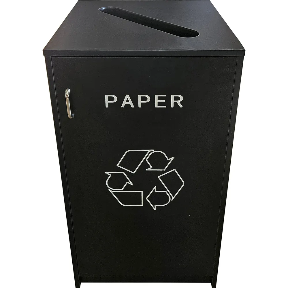 Oak Street M8550-BLK Recycling Unit, Paper