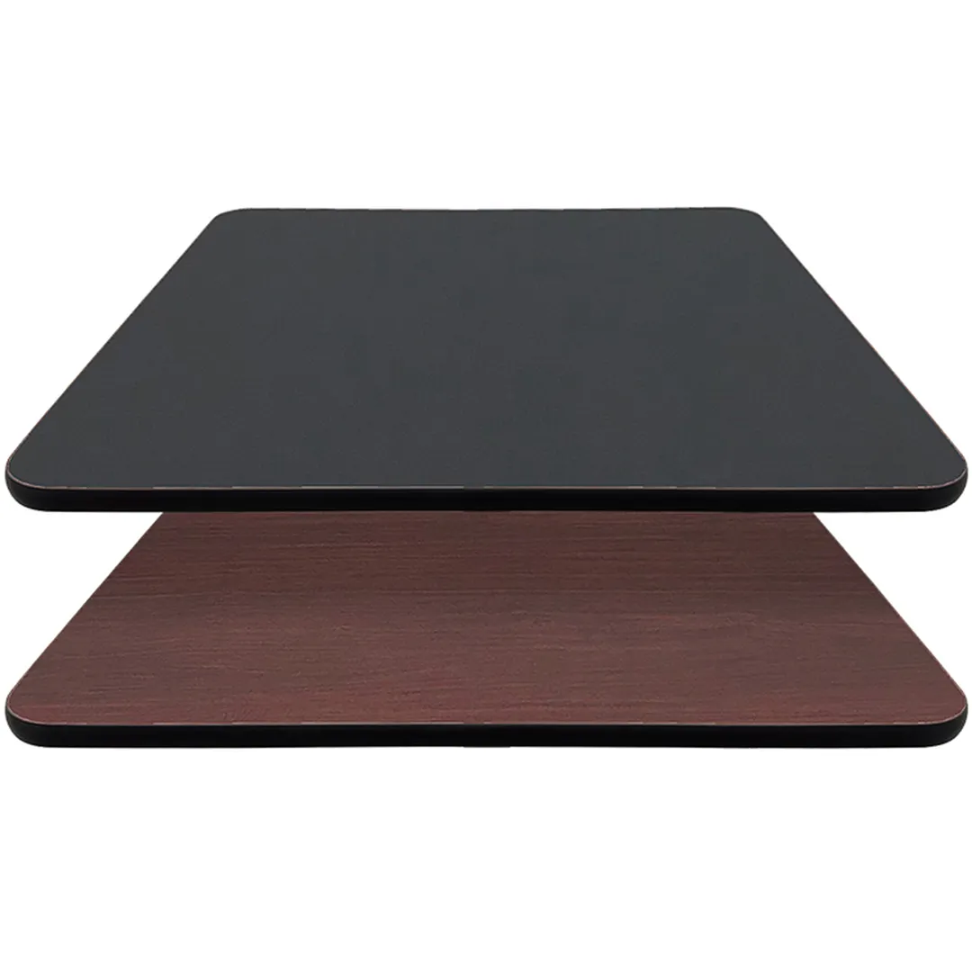 Oak Street MB3636 36" X 36" Laminate Reversible Table Top, T-Mold Edge