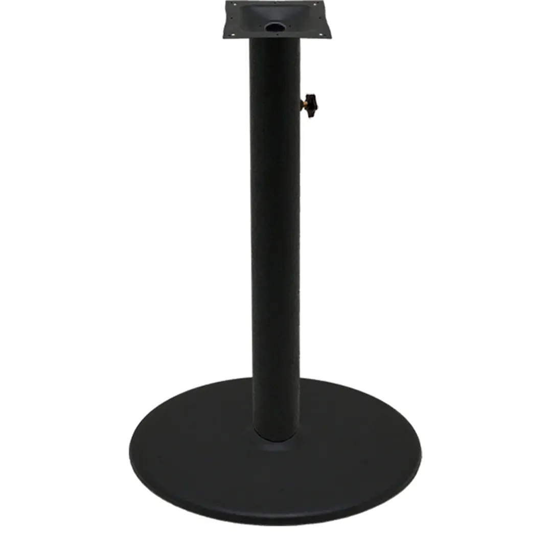 Oak Street OD-B30DISC-4-BAR 30" Dia. Bar Height Stamped Steel Table Disc Base, Durafinish