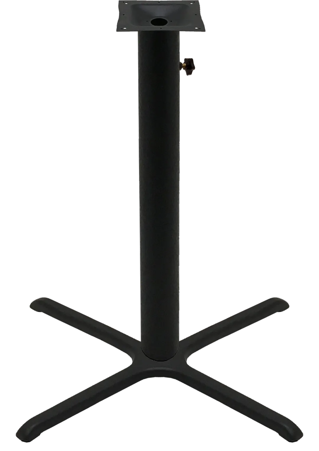 Oak Street OD-B36-4-BAR 36x36 Inch Bar Height Stamped Steel Table Base