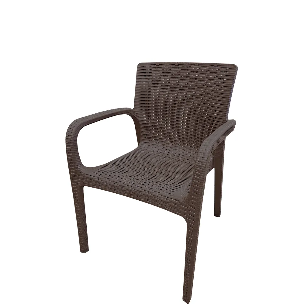 Oak Street OD-CH-727-CB Rainier Stacking Arm Chair, Indoor/Outdoor
