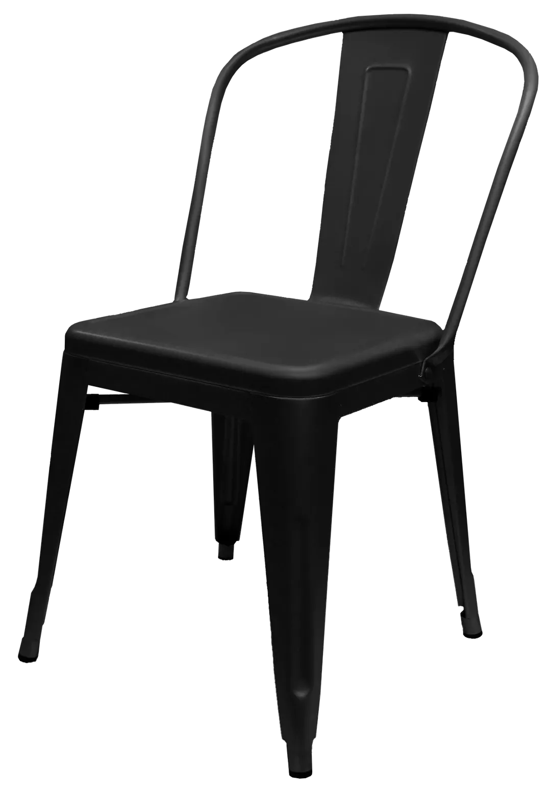 Oak Street OD-CM-820-MBLK-XL Xl Brewhouse Stacking Dining Chair, Indoor/Outdoor