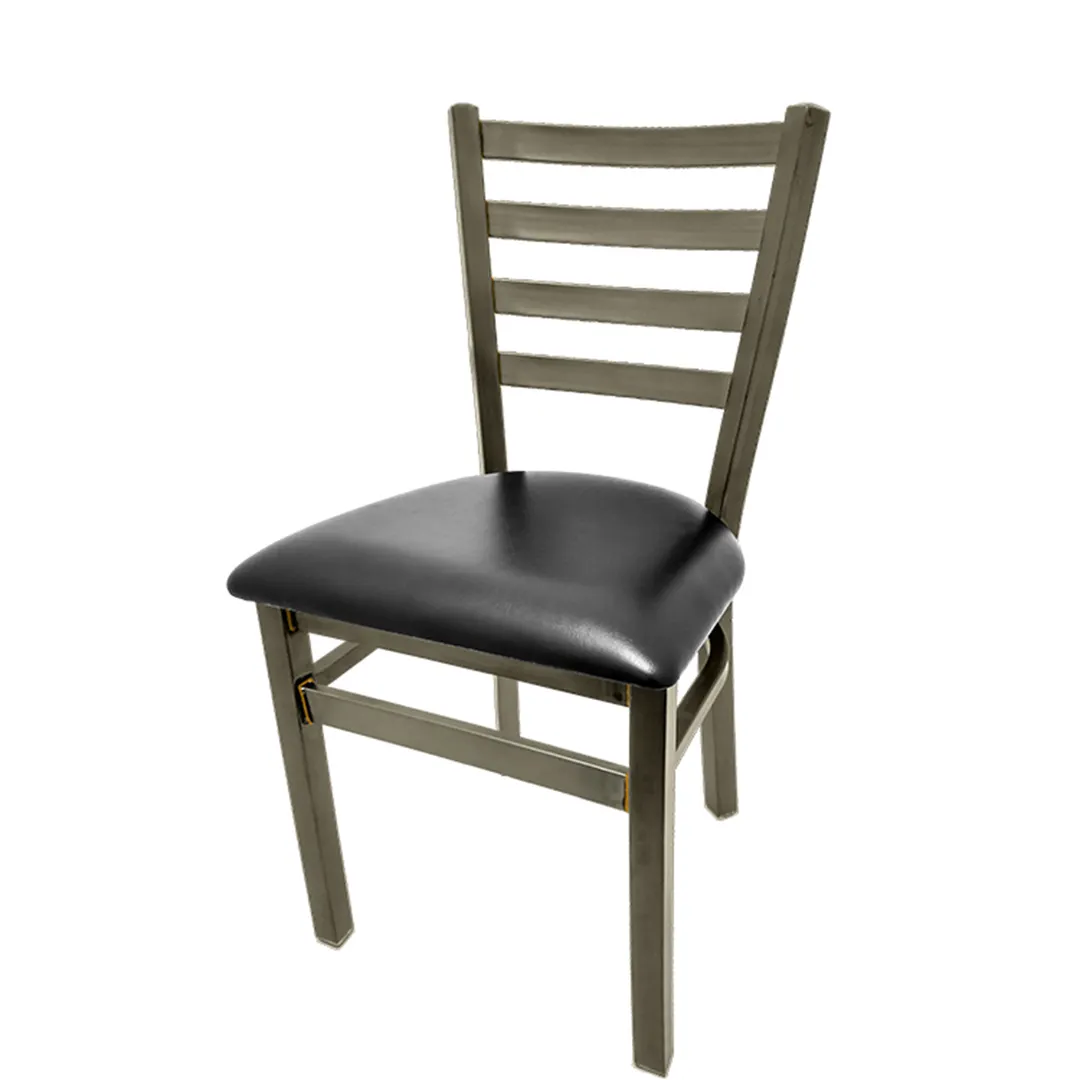 Oak Street SL135C Indoor Dining Chair with Ladder Metal Back