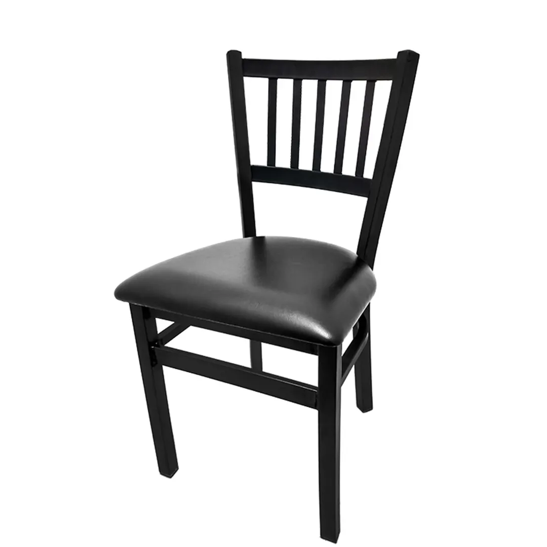 Oak Street SL2090P Indoor Dining Chair, Black
