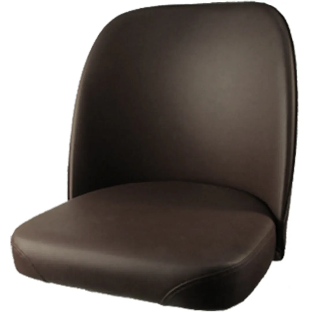 Oak Street SL2133TOP-ESP Bar Stool Seat Only, Bucket Style, Vinyl, Espresso