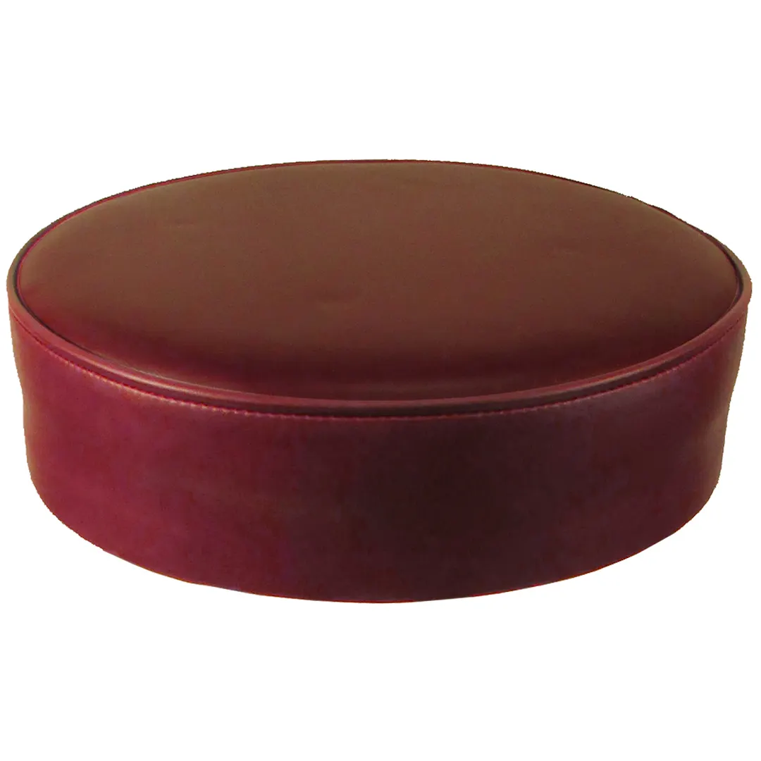 Oak Street SL3129TOP-WINE Bar Stool Seat Only, Backless, Xl Button Top, Vinyl
