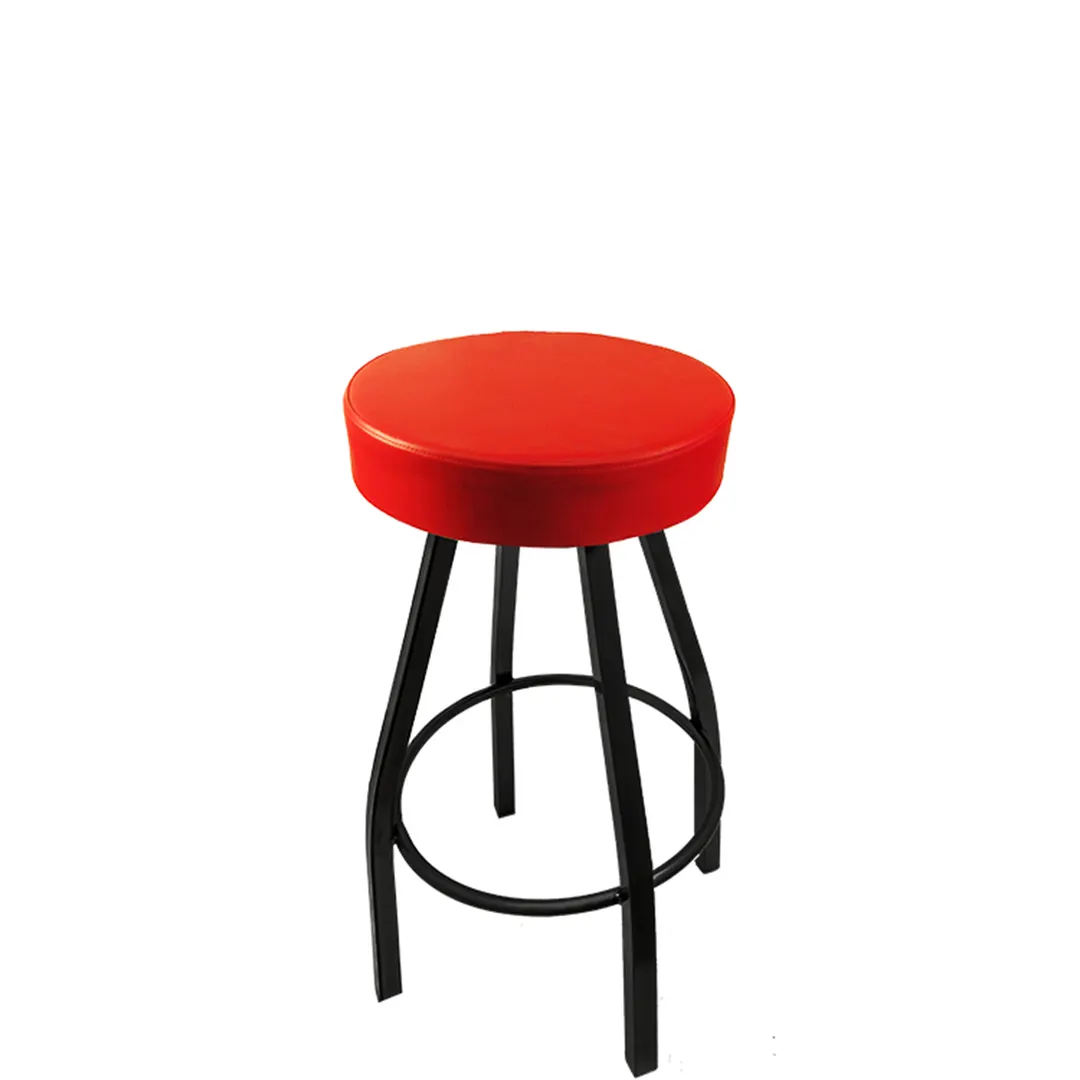 Oak Street SL3132-RED Indoor Swivel Bar Stool