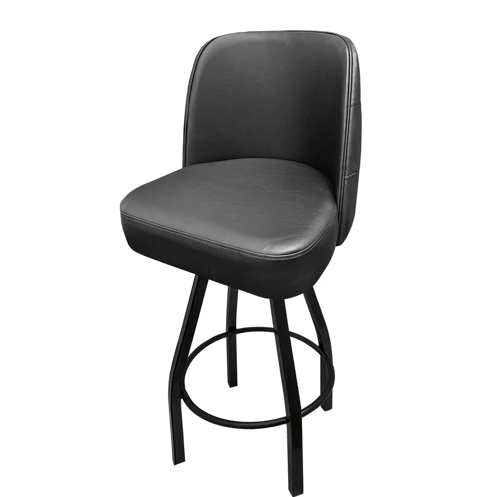 Oak Street SL8036 Swivel Bar Stool with Tufted Back and Upholstered Bucket Seat
