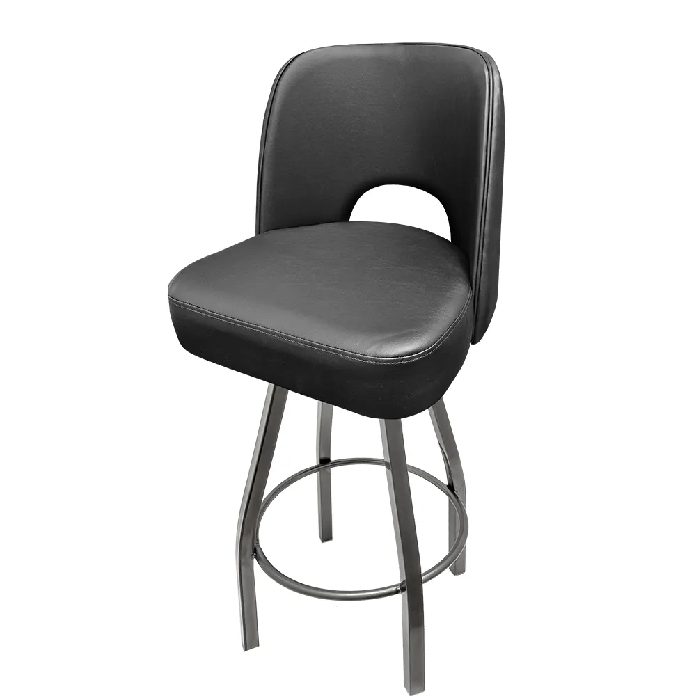 Oak Street SL9036-CCS Swivel Bar Stool with Upholstered Bucket Seat