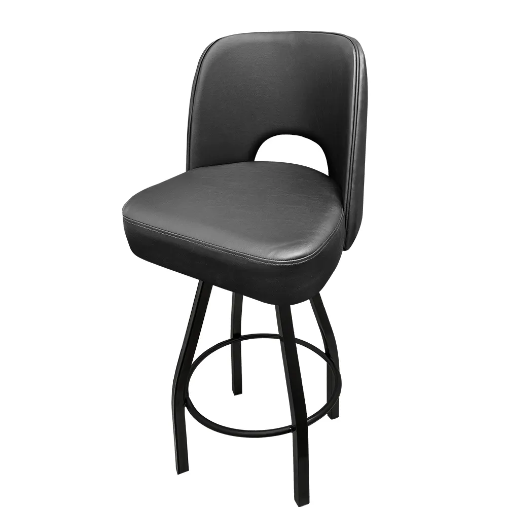 Oak Street SL9036 Swivel Bar Stool with Upholstered Bucket Seat