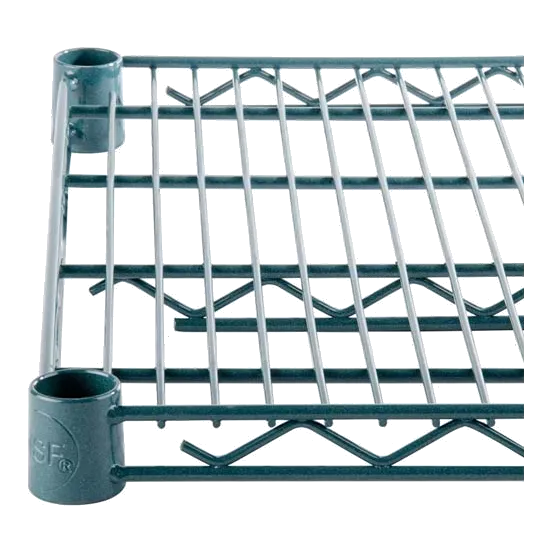 Olympic J2148K Green Epoxy Wire Shelf - 21" X 48"