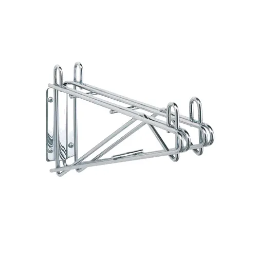 Olympic J2WD14C Double Wall Bracket, 14" Deep, Chrome Plated Finish, NSF Certified