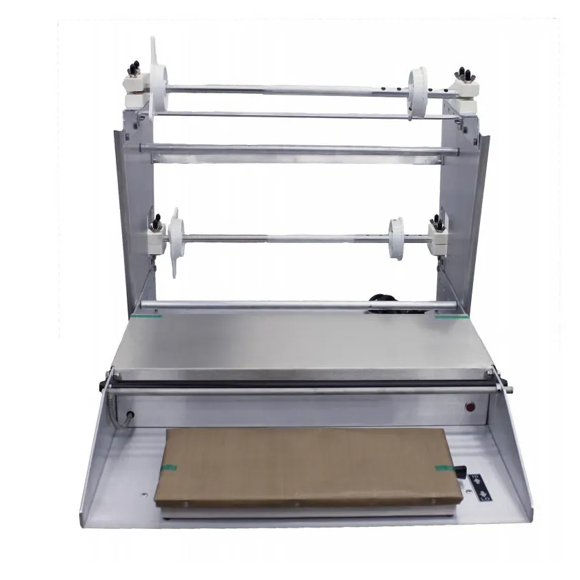 Omcan USA 14431 (SE-US-0533-T) Triple Roll Countertop Film Wrapping Machine
