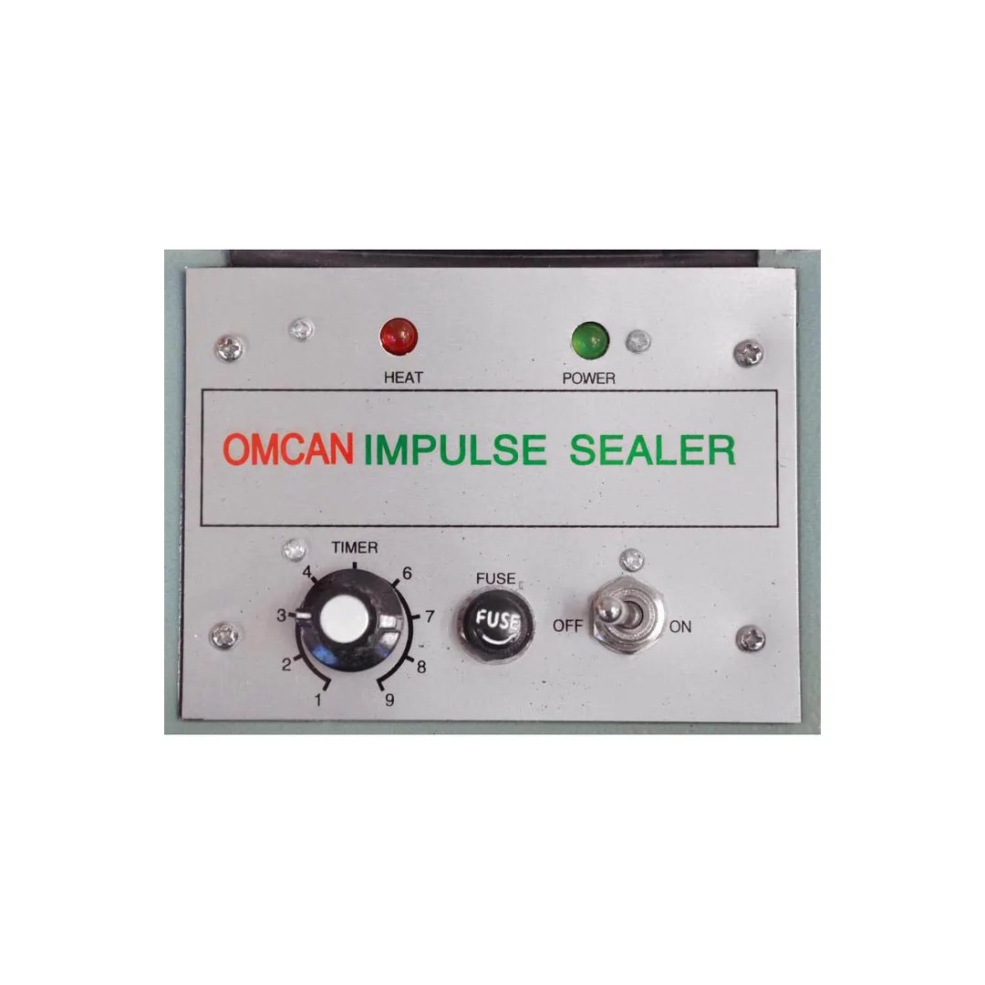 Omcan USA 14432 Impulse Bag Sealer, Automatic 14" Seal Bar, 2mm Seal Width, Foot Operated, 110V