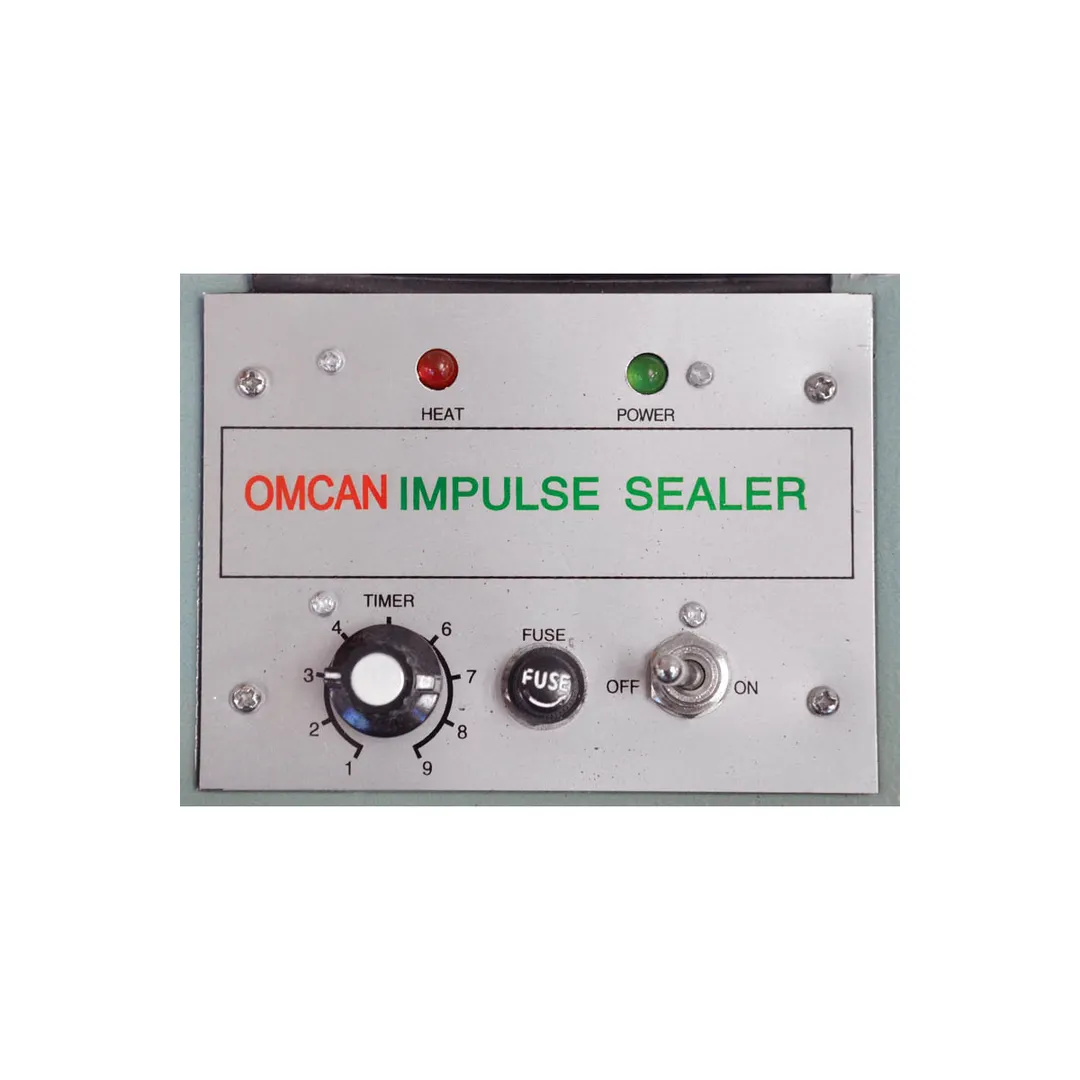 Omcan USA 14433 Impulse Bag Sealer, Automatic 14" Seal Bar, 5mm Seal Width, Foot Operated, 110V
