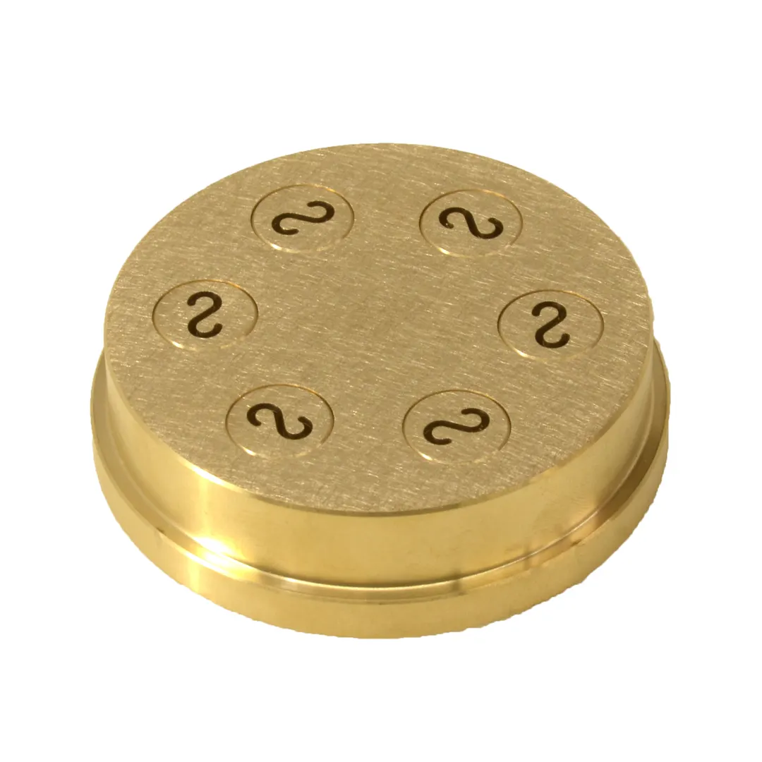 Omcan USA 19757 (19757) #386 Casarecce Pasta Die, 8.8Mm, Brass