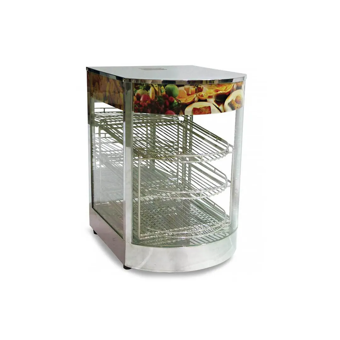 Omcan USA 21829 13" Countertop Hot Food Display Case