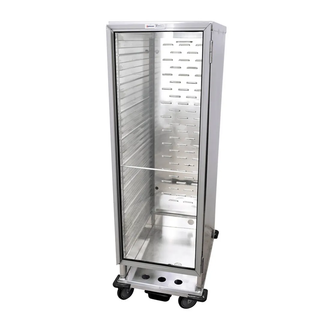 Omcan USA 31834 Mobile Full Height Non-Insulated Heated/Proofing Cabinet, (1) Glass Door
