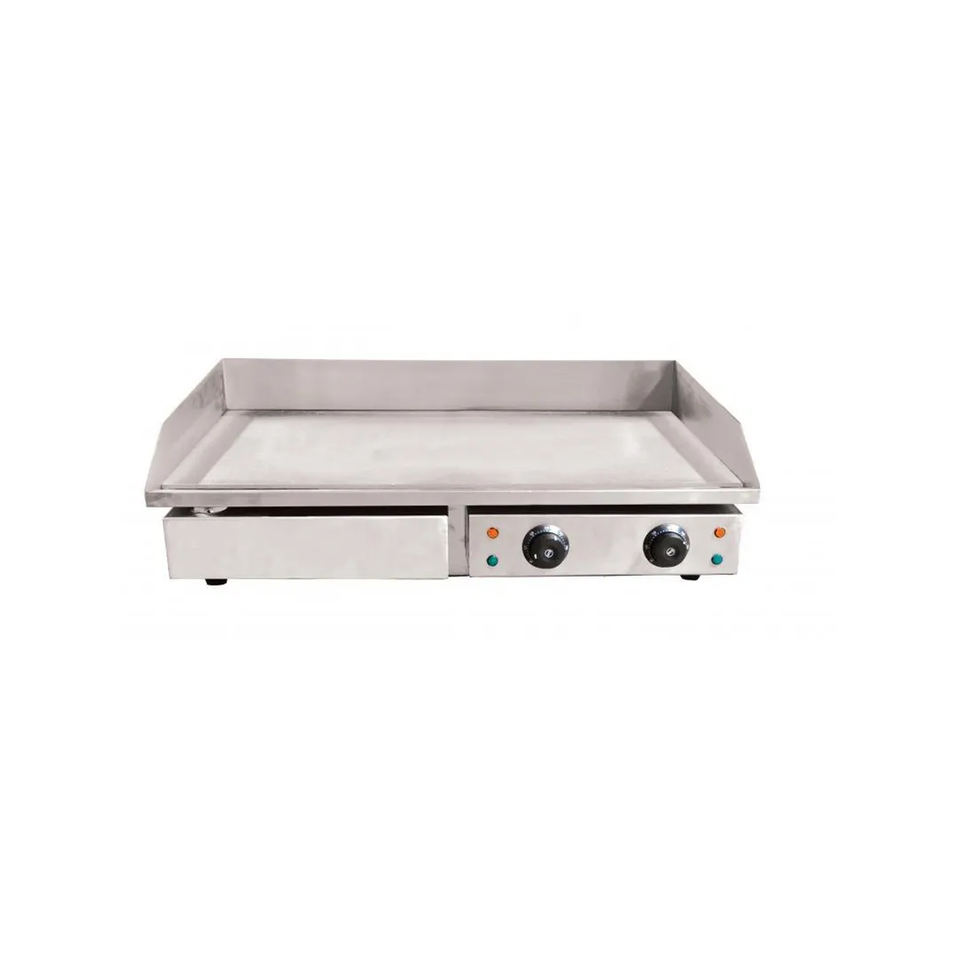 Omcan USA 34870 28" Countertop Electric Griddle with 28.5" x 15.75" Surface, Thermostatic Controls, 220v