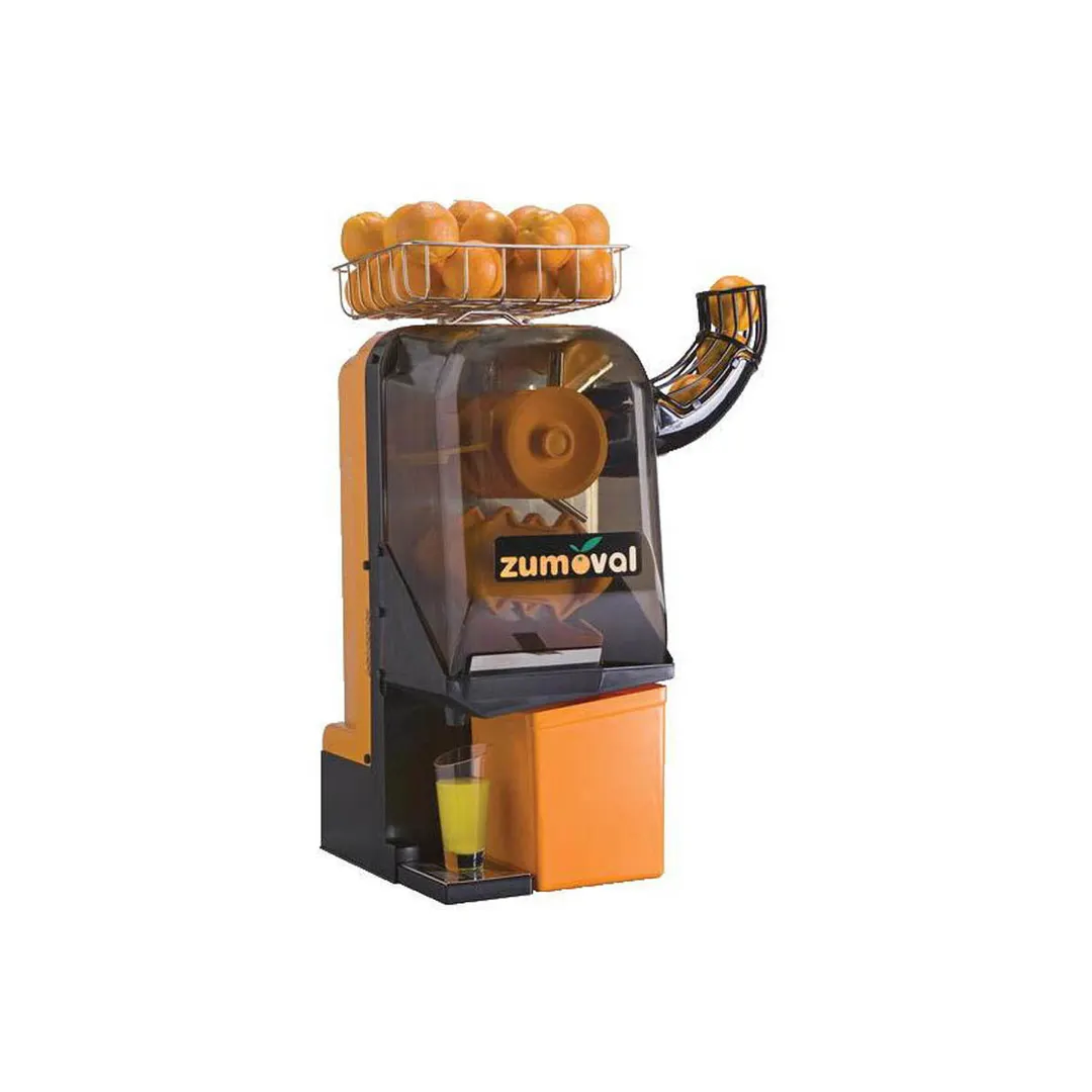 Omcan USA 39518 MiniMax Zumoval Auto Feed Citrus Juicer, 15 Oranges/Min-6 Fruits Feeder