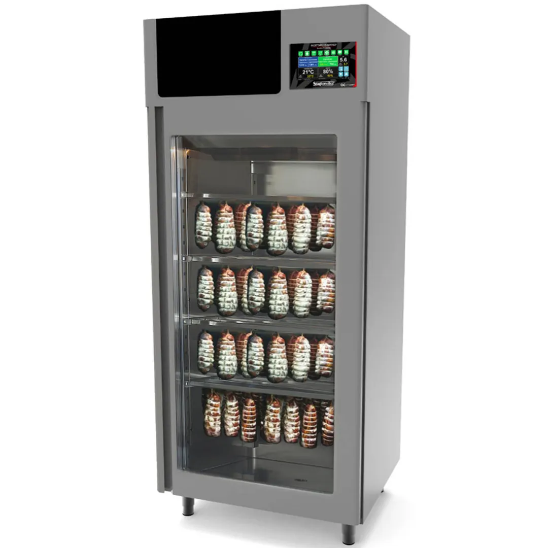 Omcan USA 40298 – Stagionello Evo Meat Curing Cabinet, 330 lb Load, 49.44 cu ft Capacity, Steel, 3440W, 220V/60Hz