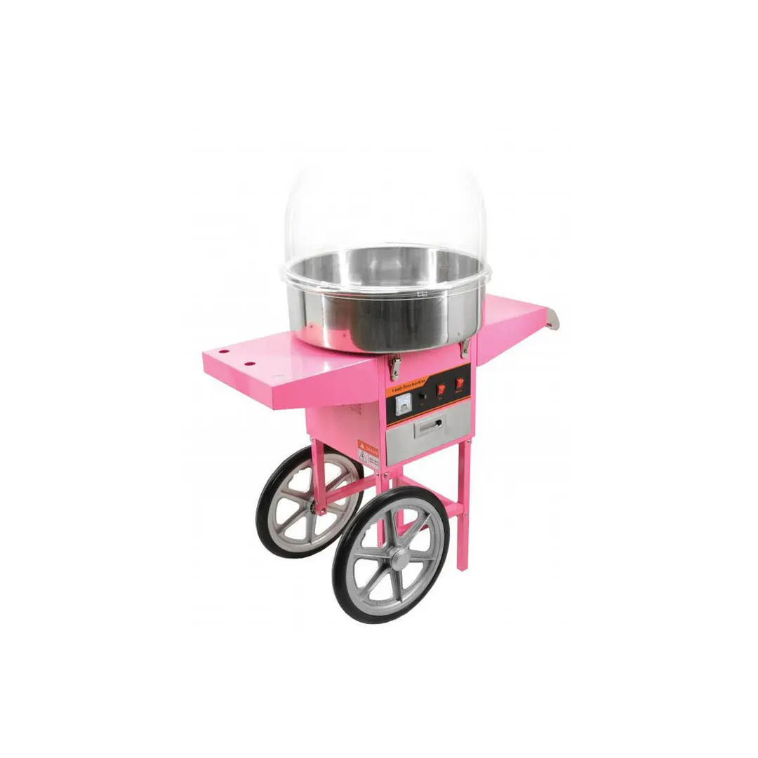 Omcan USA 40383 (Cf-Cn-0520-T) Cotton Candy Machine with Trolley