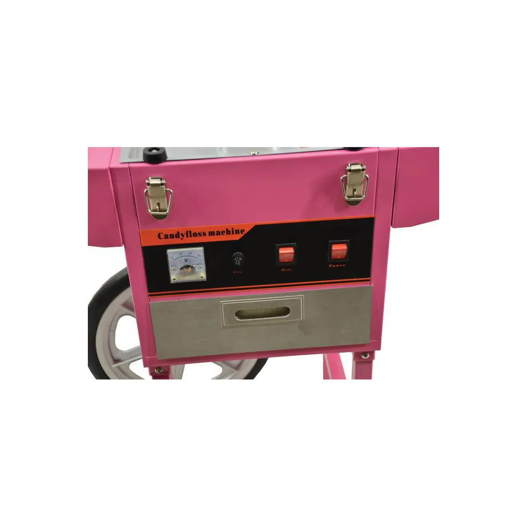 Omcan USA 40383 (Cf-Cn-0520-T) Cotton Candy Machine with Trolley