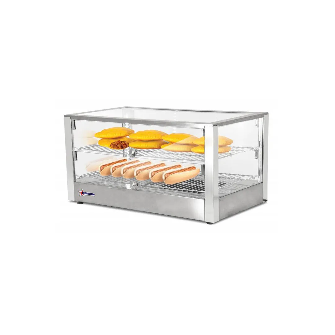 Omcan USA 41872 27" Countertop Hot Food Display Case