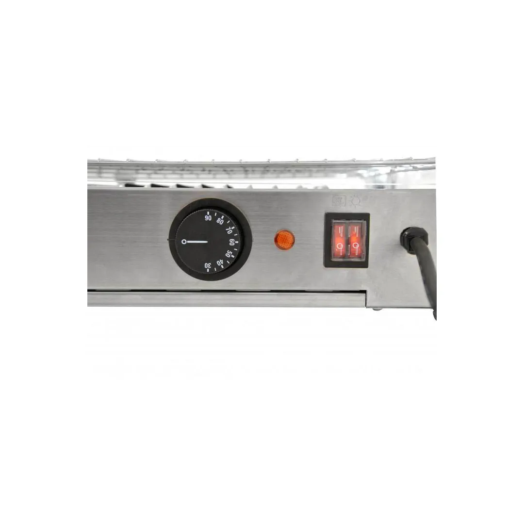Omcan USA 41872 27" Countertop Hot Food Display Case
