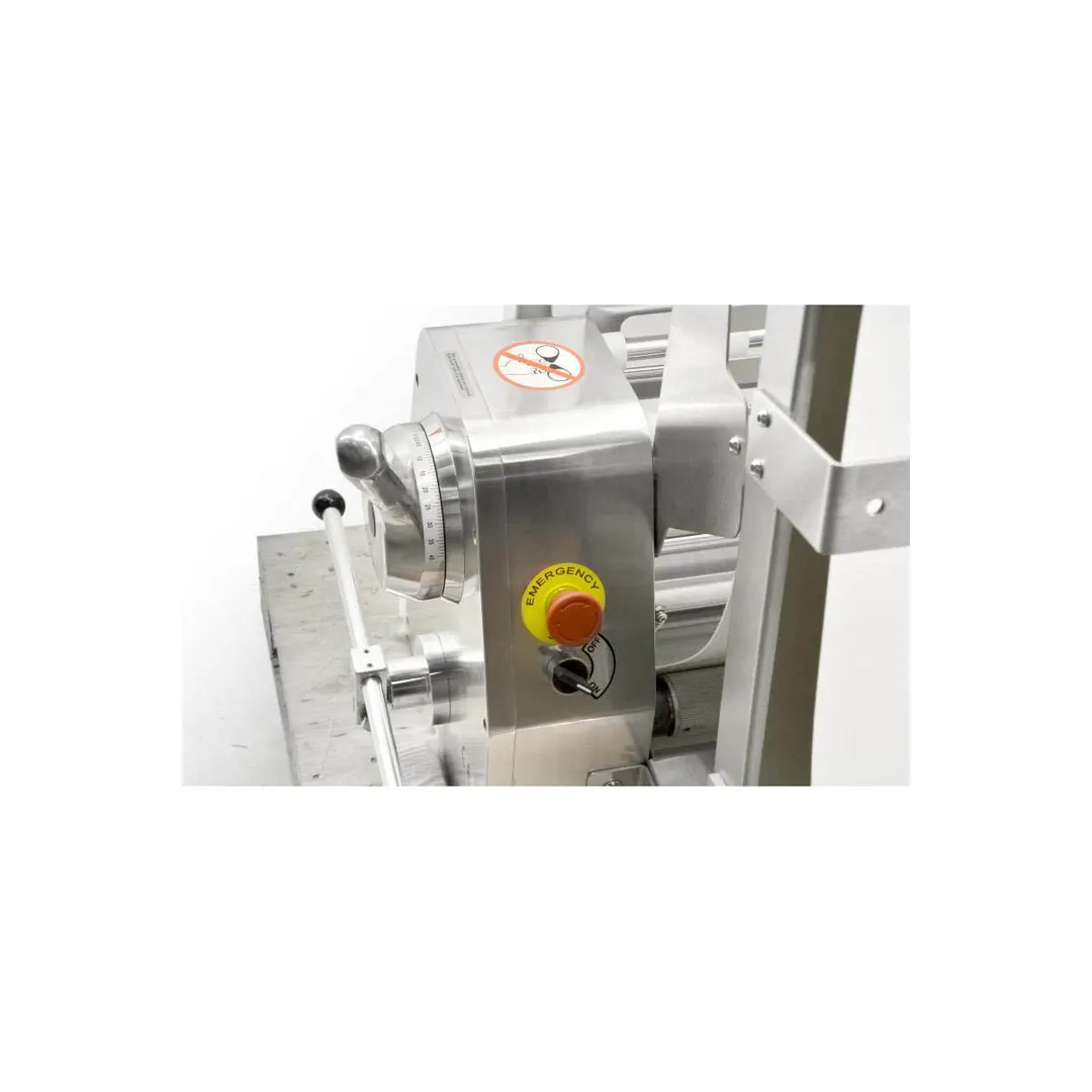 Omcan USA 42154 Countertop Reversible Dough Sheeter, 20-1/2" Rollers with Foldable Tables, 3/4 Hp