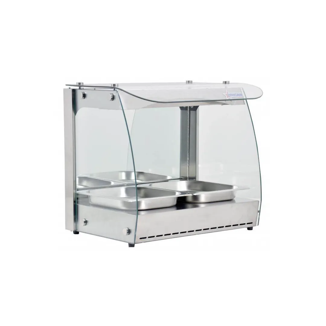 Omcan USA 43120 22" Countertop Hot Food Display Case