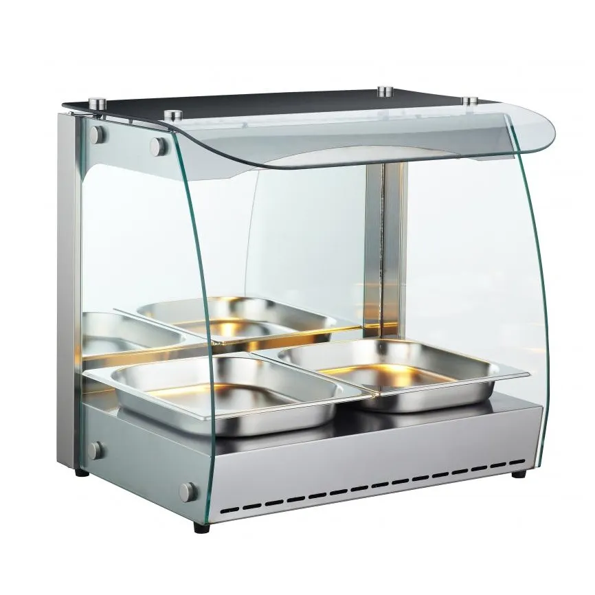 Omcan USA 43120 22" Countertop Hot Food Display Case