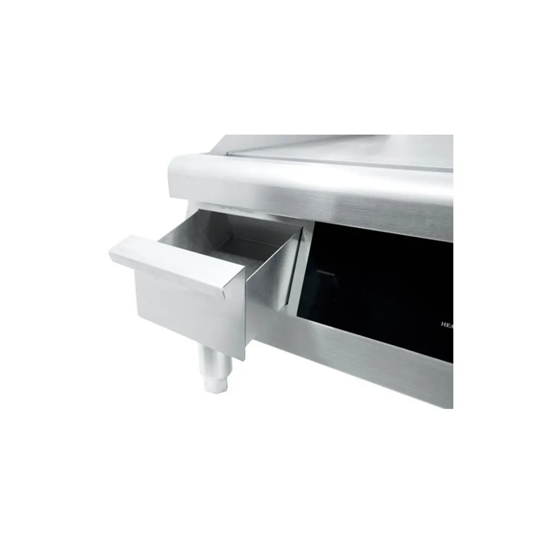 Omcan USA 43213 24" Countertop Electric Griddle with 24" x 15.5" Surface, Thermostatic Controls, 220v