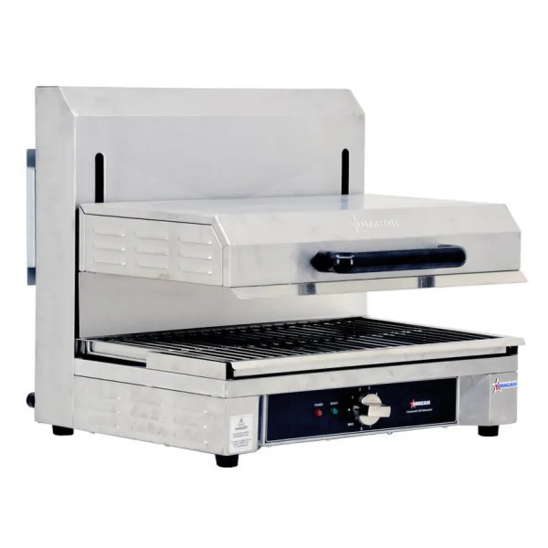 Omcan USA 43450 (Ce-Cn-0580-S) Salamander/Broiler, Electric, Countertop, 23"W