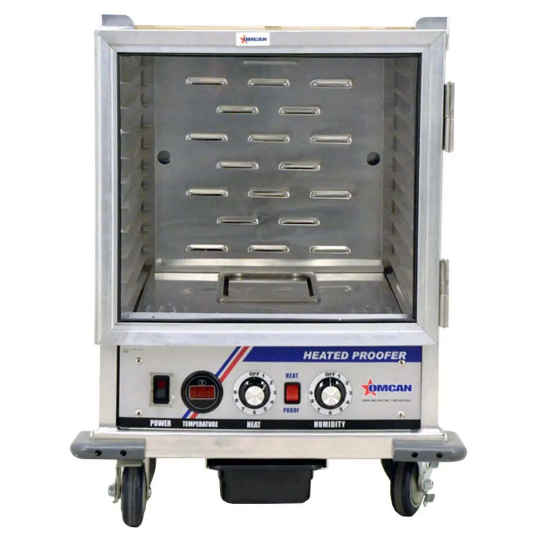 Omcan USA 43554 Mobile Full Height Non-Insulated Heated/Proofing Cabinet, (1) Glass Door