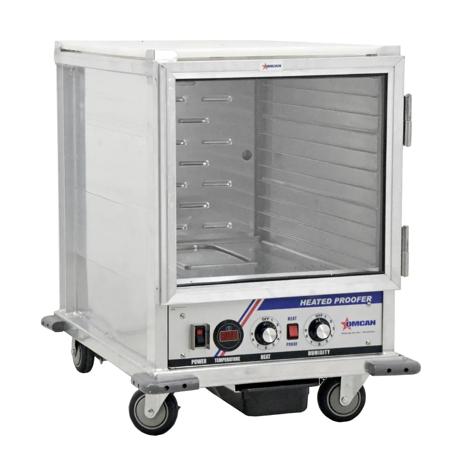 Omcan USA 43554 Mobile Full Height Non-Insulated Heated/Proofing Cabinet, (1) Glass Door