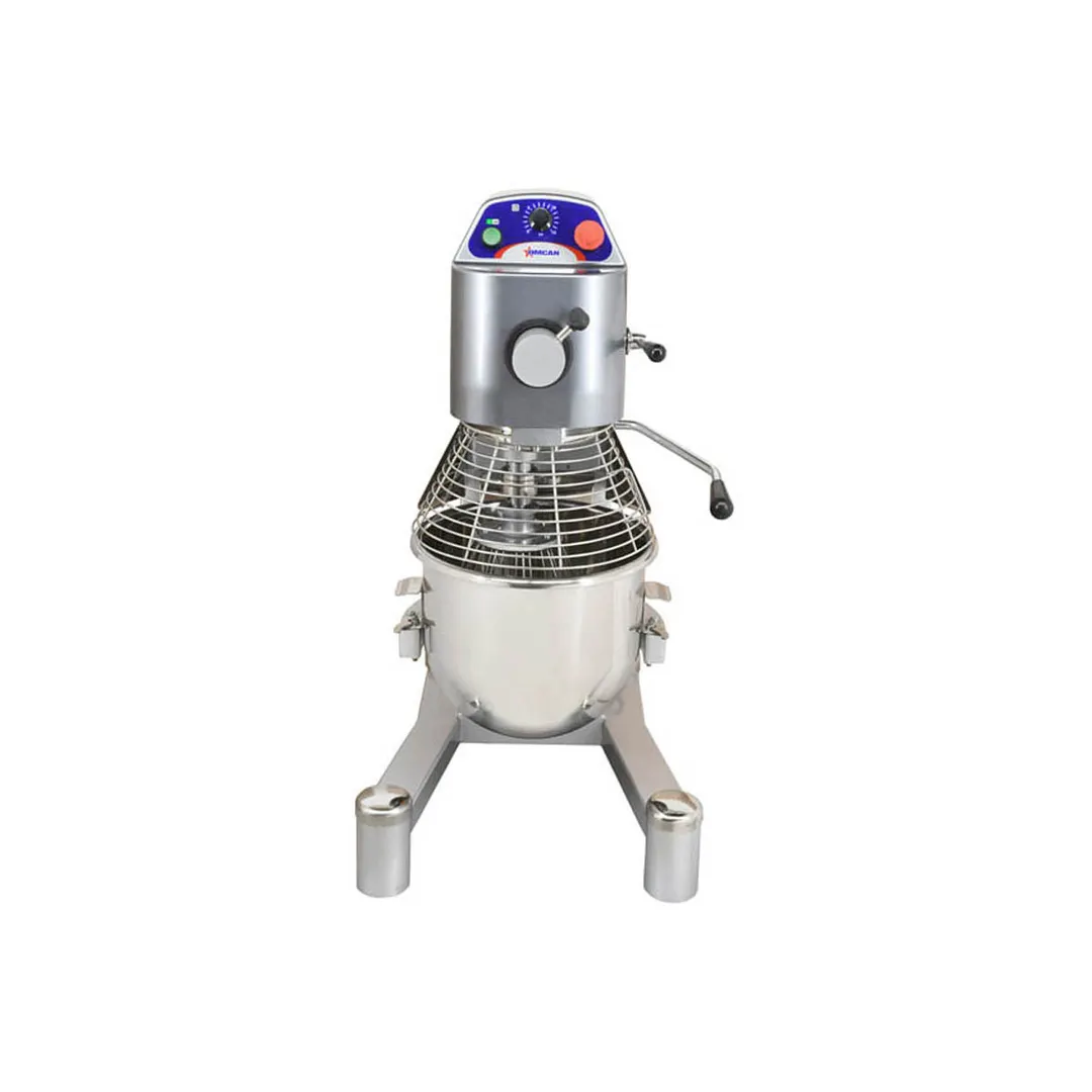 Omcan USA 43560 Floor Model 20 qt Planetary Mixer with Guard and Timer, #12 HUB, 3-Speed, 2 hp