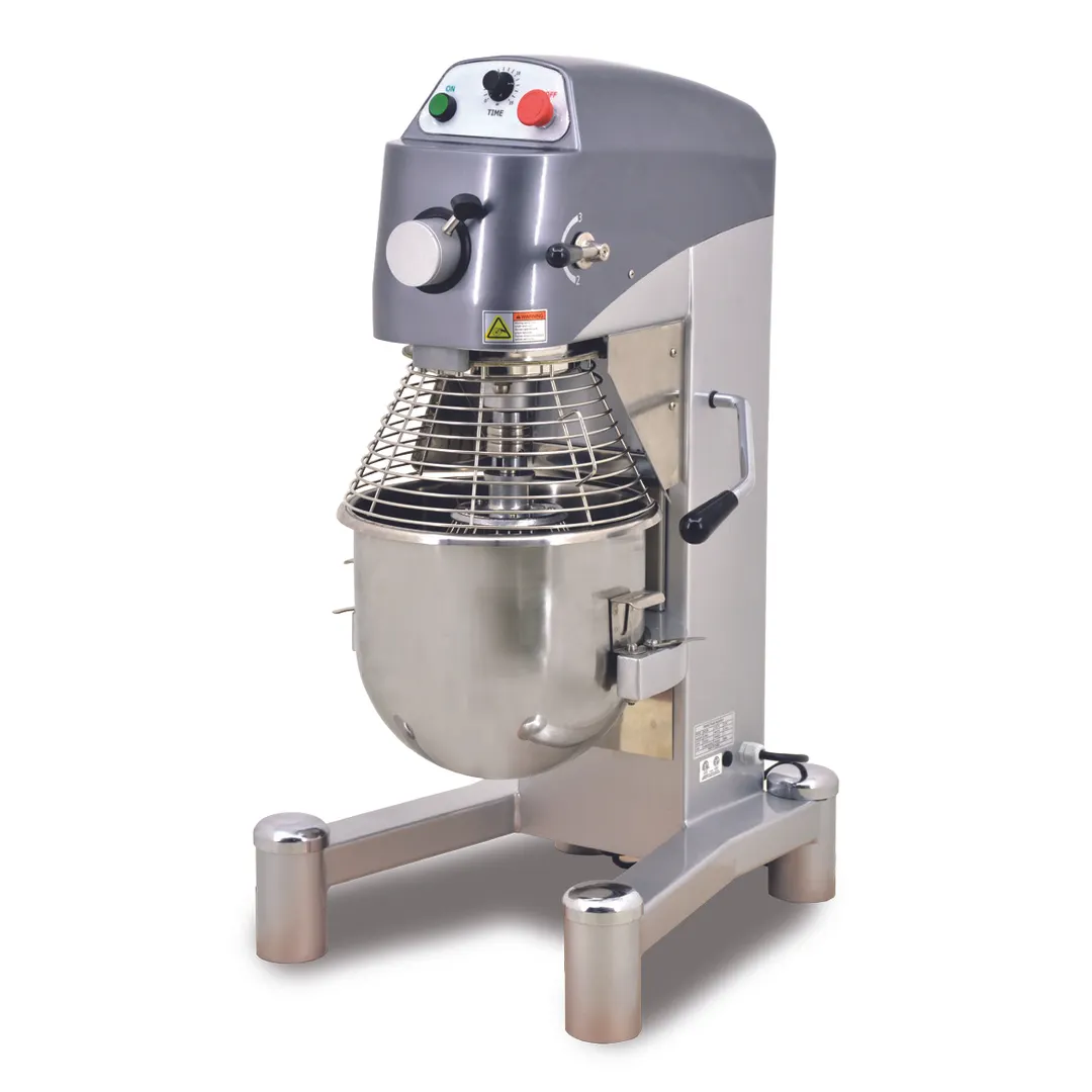 Omcan USA 43560 Floor Model 20 qt Planetary Mixer with Guard and Timer, #12 HUB, 3-Speed, 2 hp